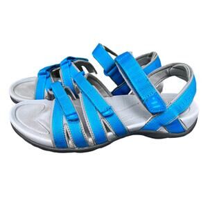 L.L. Bean Blue Hiking Water Sandals Size 7 (S436)‎